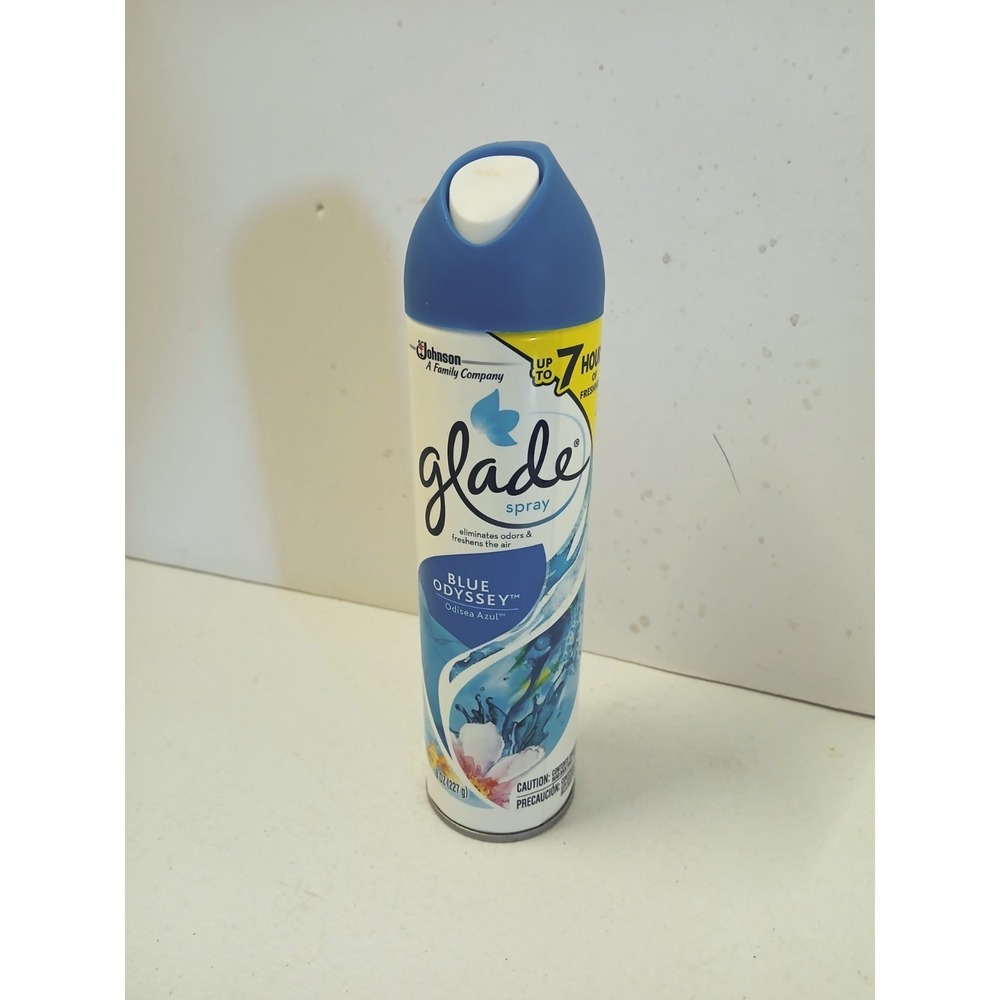 Glade Blue Odyssey Fragrance Room Spray 8 oz Air Freshener RARE